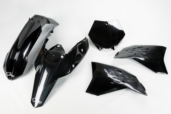 Plastic Kit black for Ktm SX 250 - SX 125 - SX 144 - SX 150 - SX-F 450 - SX-F 250